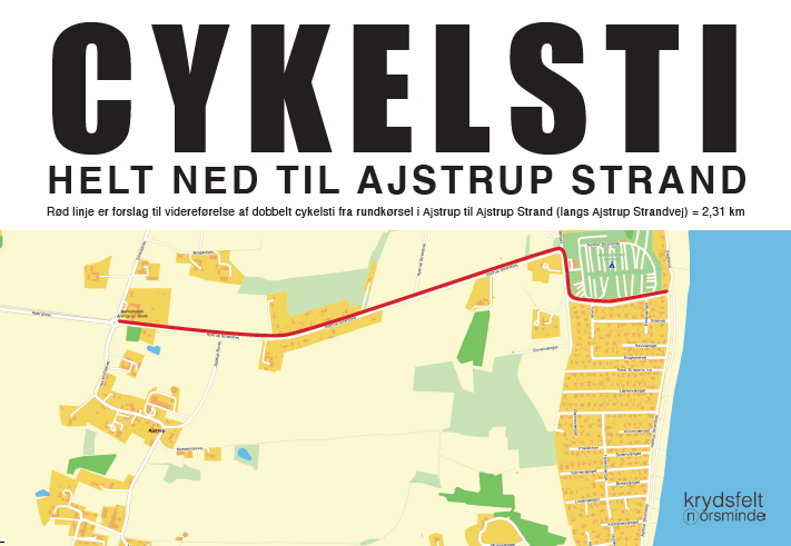Cykelsti til Ajstrup Strand